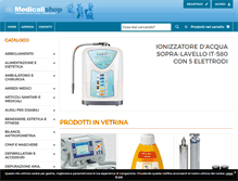 Tablet Screenshot of medicalishop.it